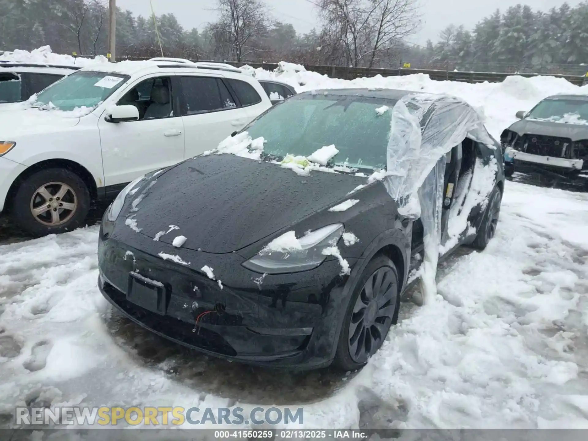 2 fotografías del automóvil dañado 7SAYGDEF4PF797192 TESLA MODEL Y 2023