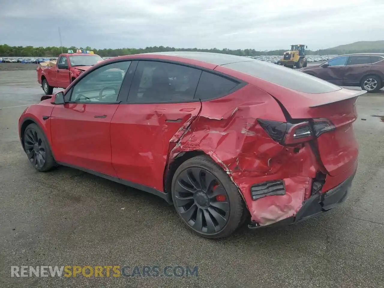 2 Photograph of a damaged car 7SAYGDEF4PF881884 TESLA MODEL Y 2023