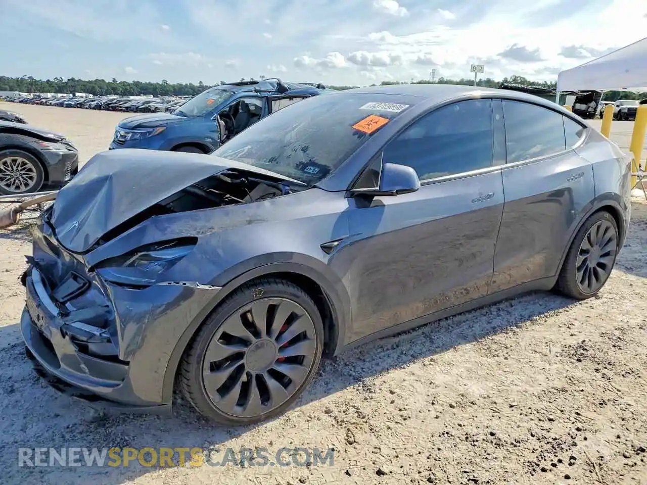 1 Photograph of a damaged car 7SAYGDEF4PF882369 TESLA MODEL Y 2023