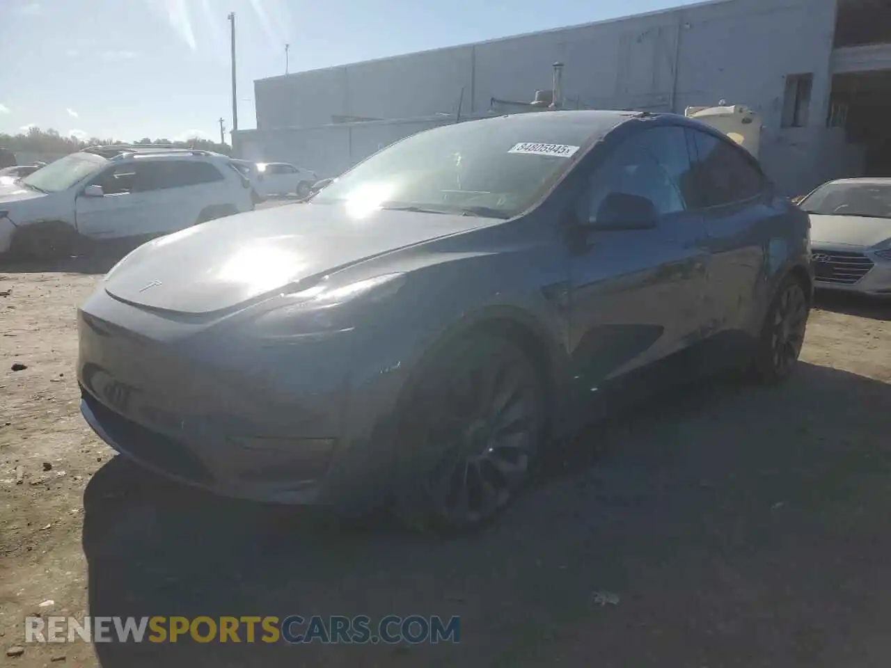 1 Photograph of a damaged car 7SAYGDEF4PF894702 TESLA MODEL Y 2023