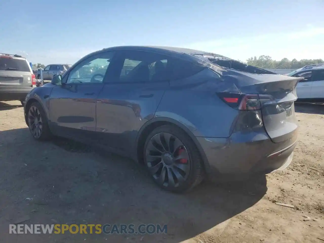 2 Photograph of a damaged car 7SAYGDEF4PF894702 TESLA MODEL Y 2023