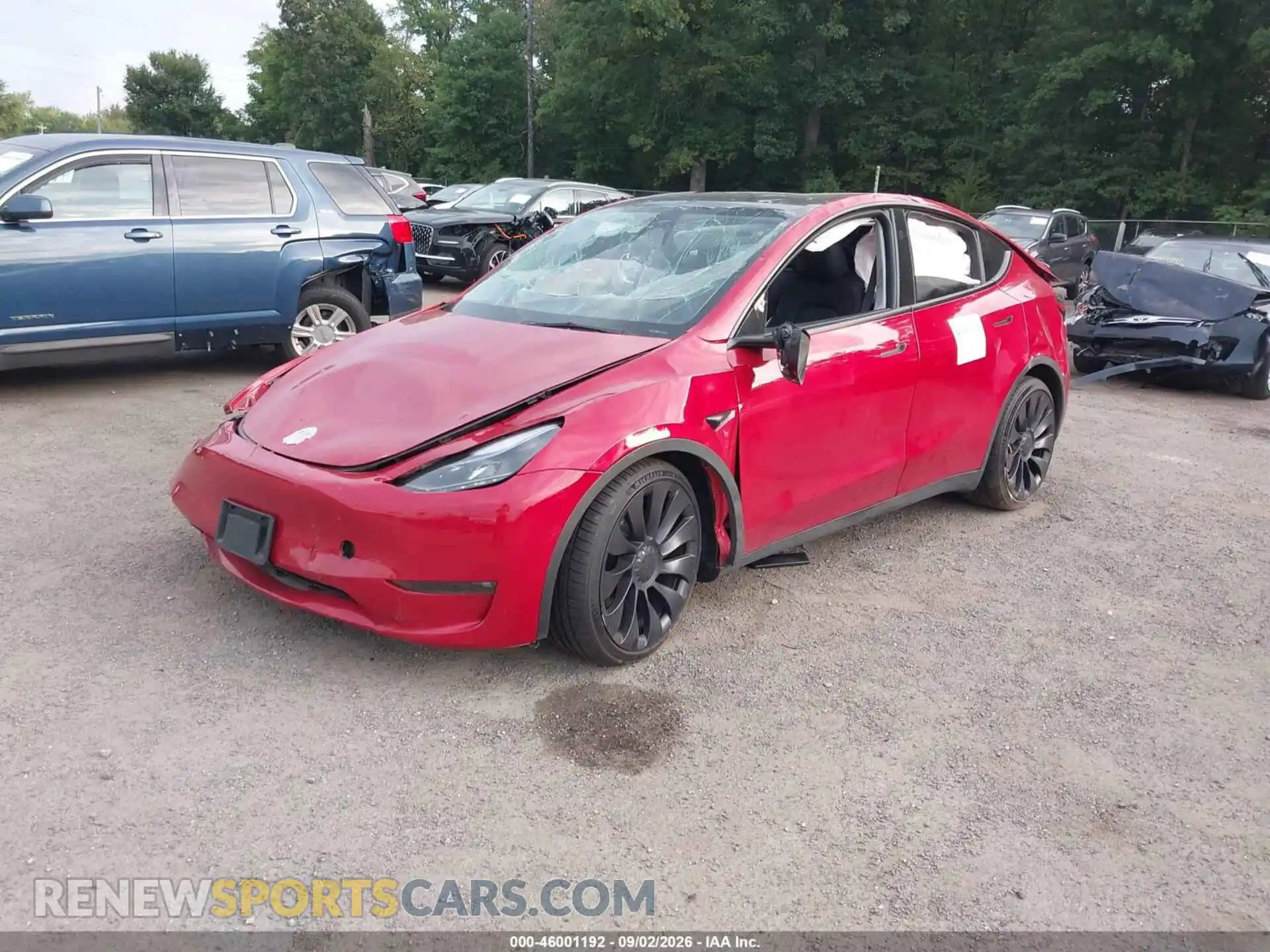 2 Photograph of a damaged car 7SAYGDEF4PF895137 TESLA MODEL Y 2023