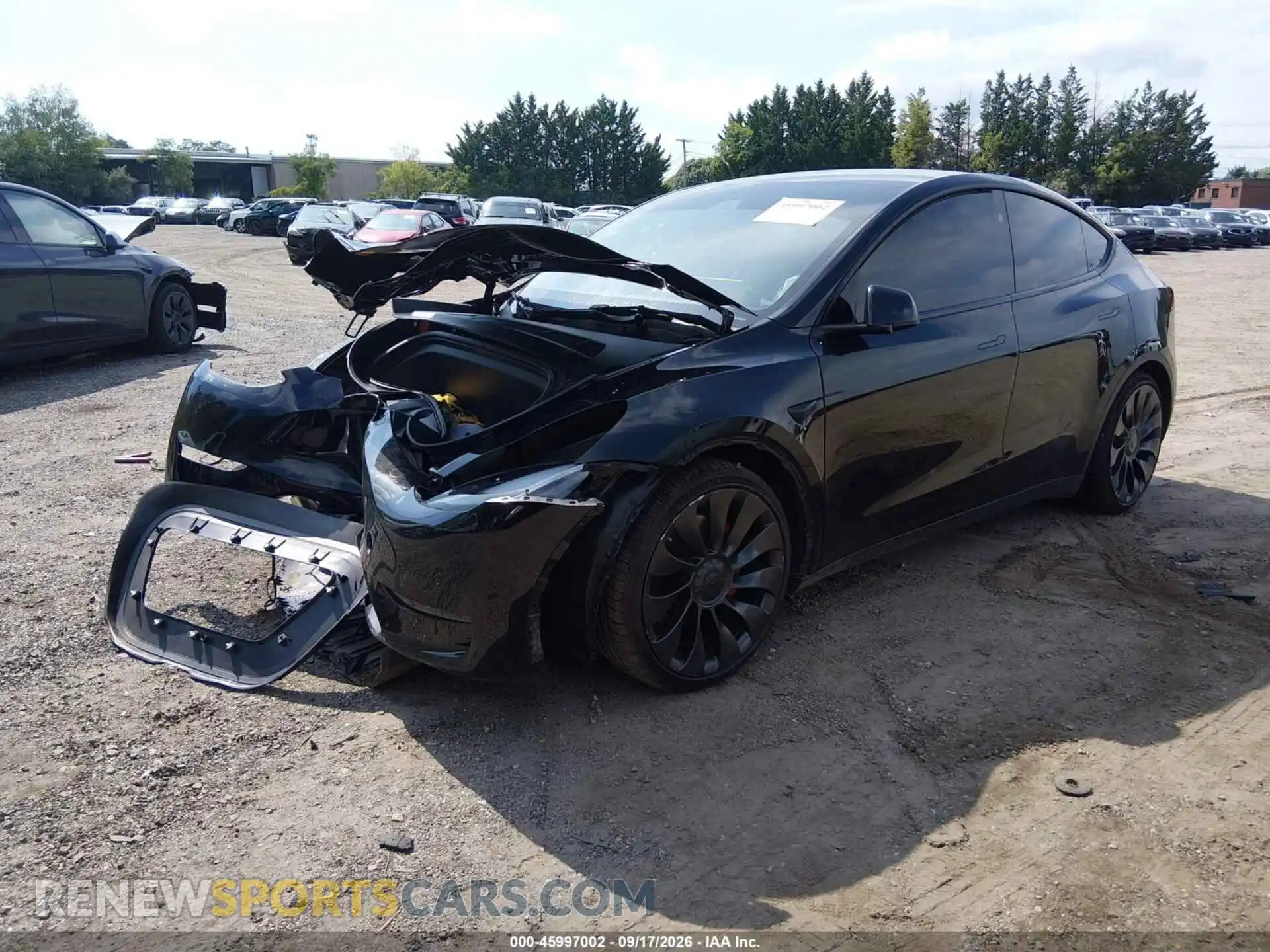 2 fotografías del automóvil dañado 7SAYGDEF4PF915077 TESLA MODEL Y 2023