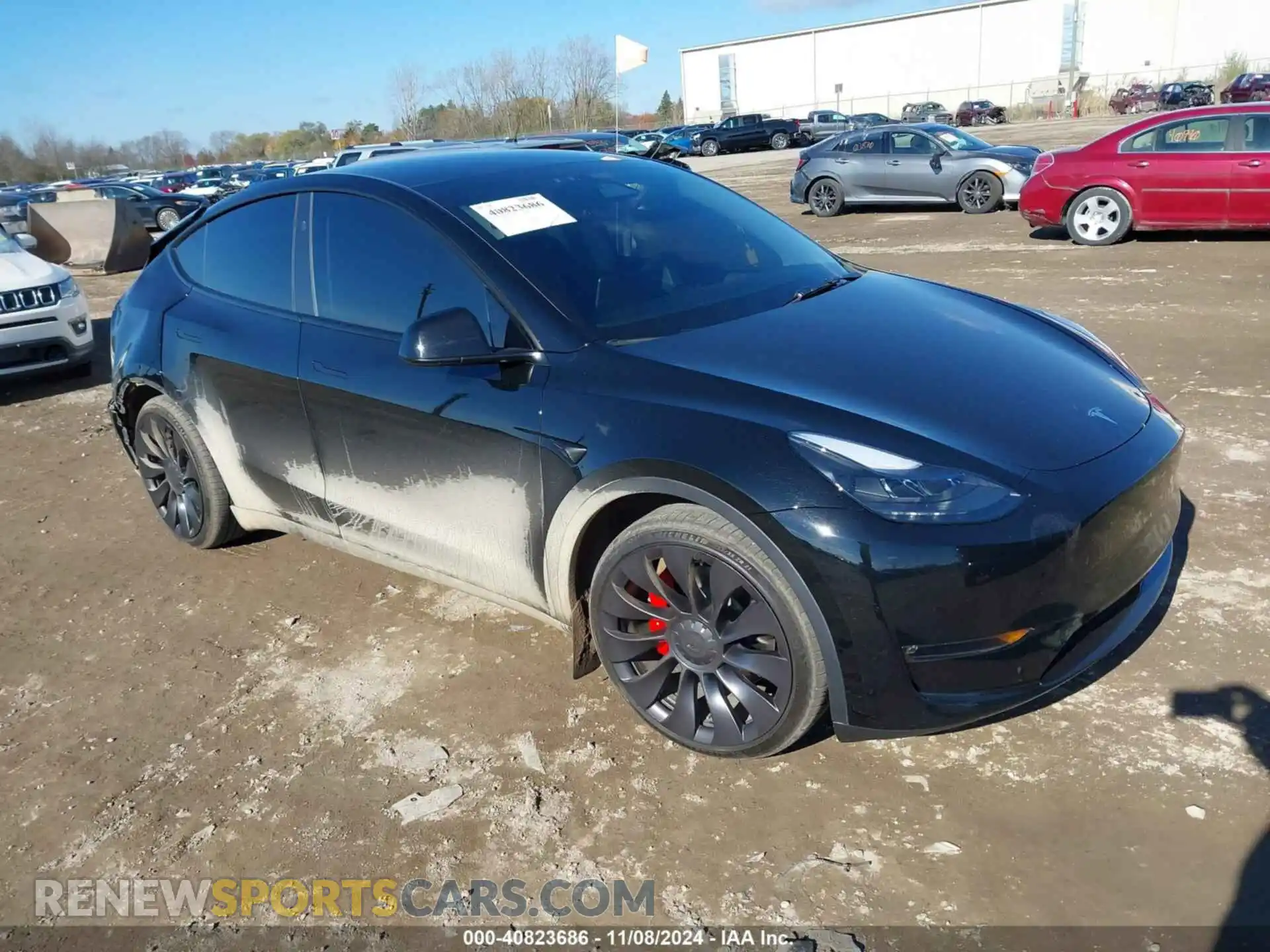 1 Photograph of a damaged car 7SAYGDEF4PF962268 TESLA MODEL Y 2023