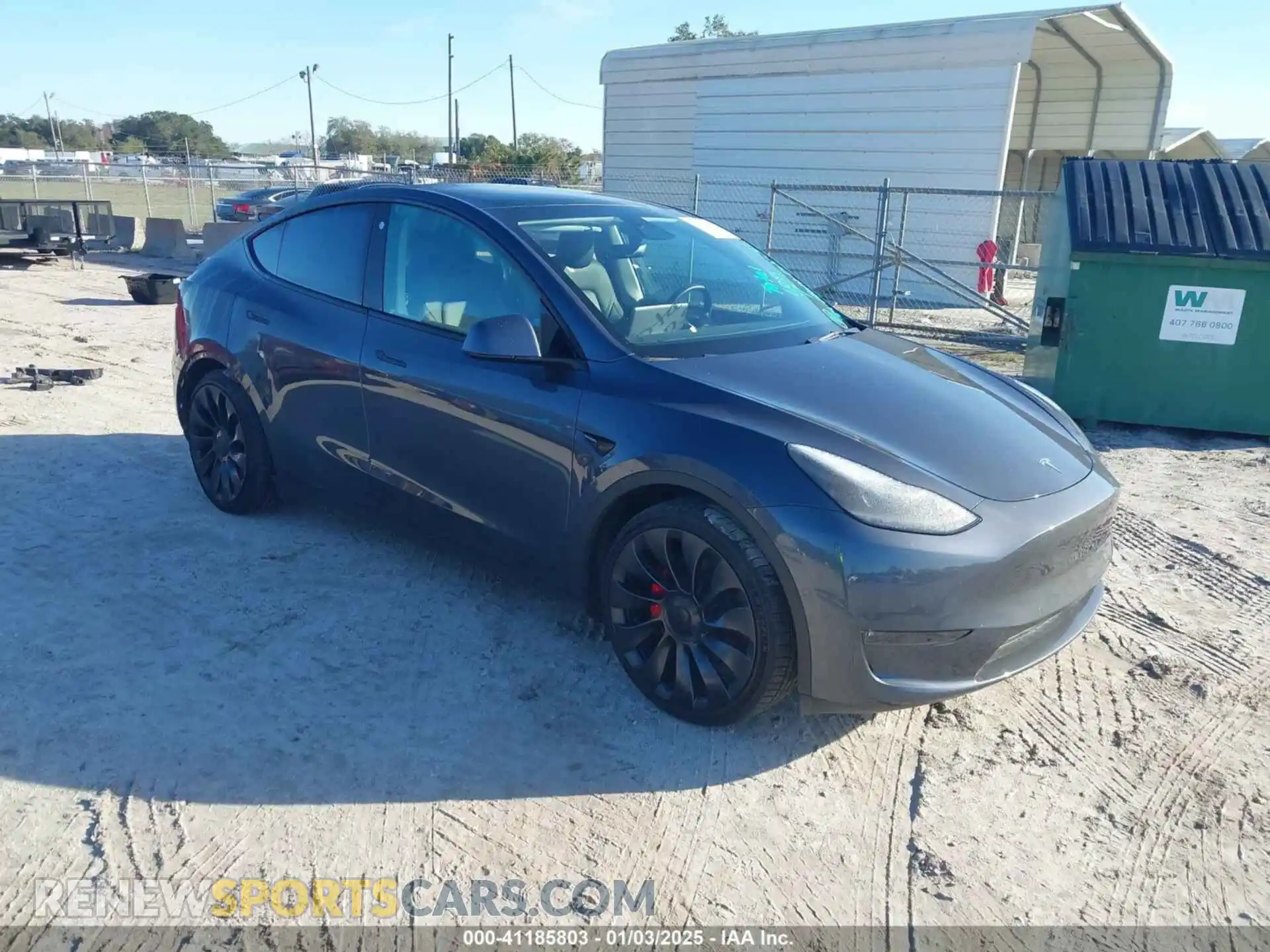 1 Photograph of a damaged car 7SAYGDEF5PF582775 TESLA MODEL Y 2023