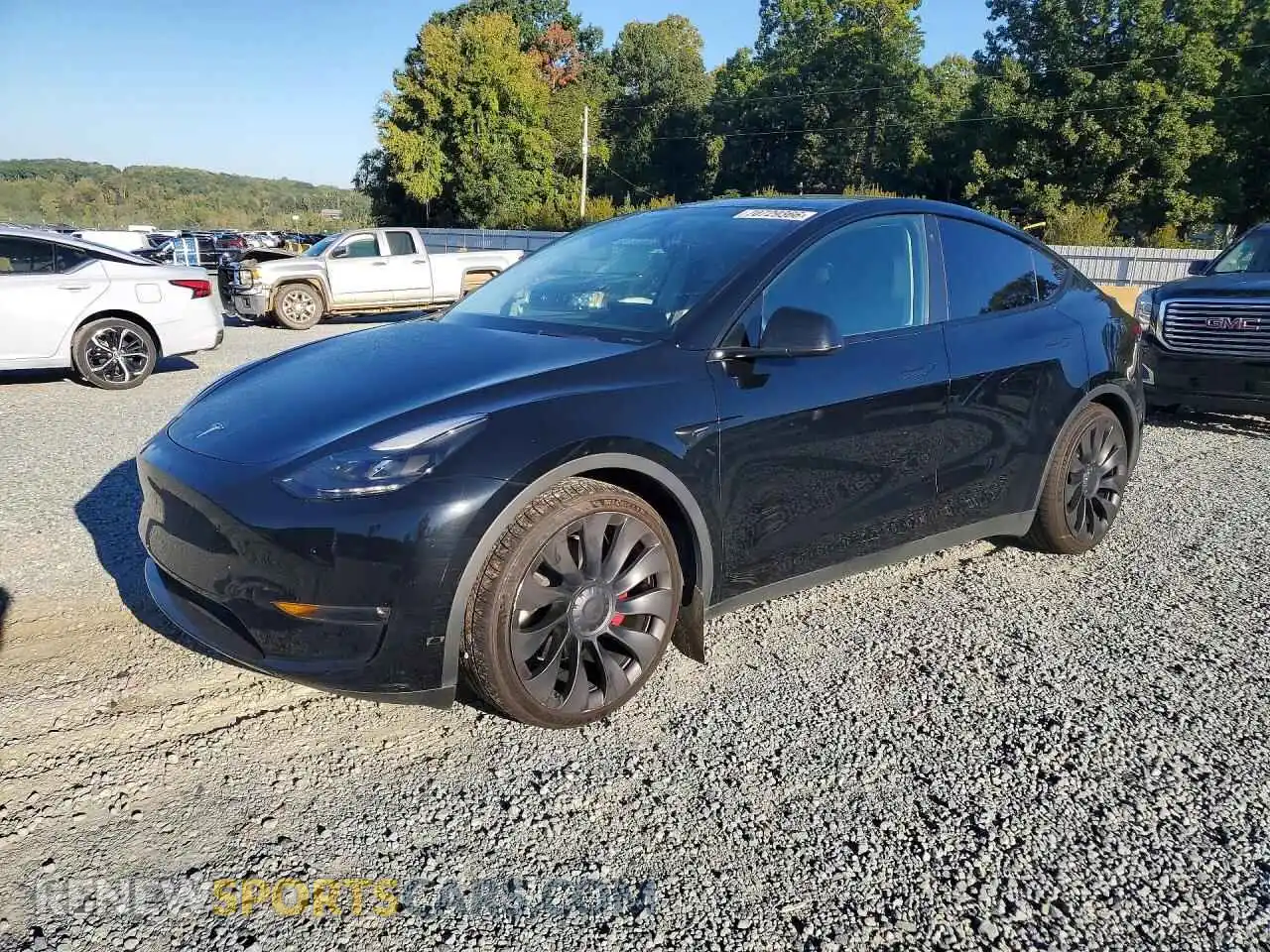 1 Photograph of a damaged car 7SAYGDEF5PF590827 TESLA MODEL Y 2023