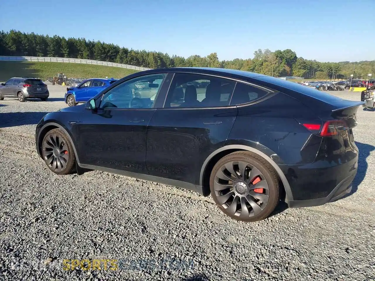 2 Photograph of a damaged car 7SAYGDEF5PF590827 TESLA MODEL Y 2023