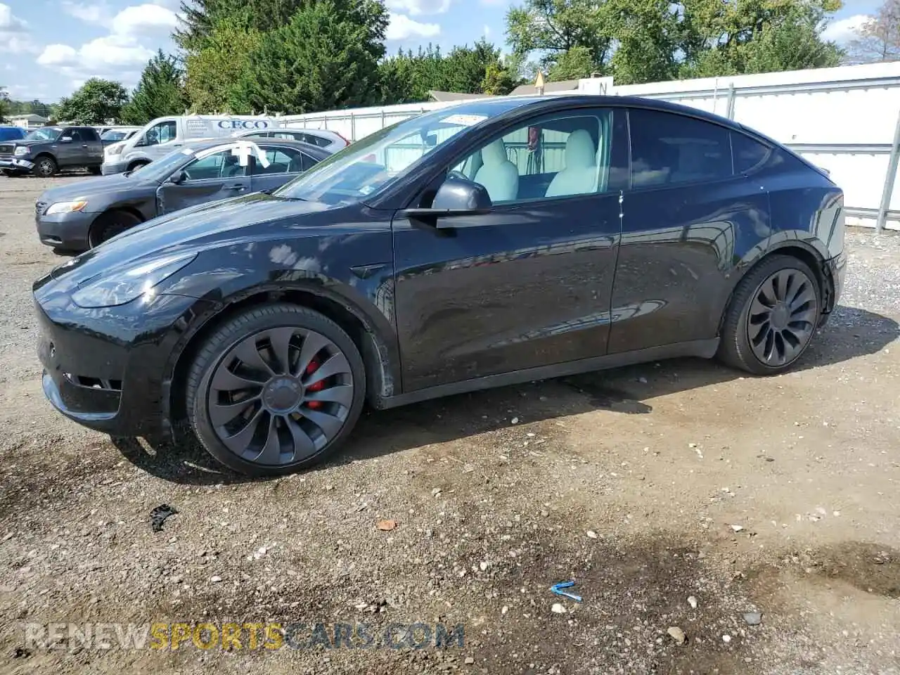 1 Photograph of a damaged car 7SAYGDEF5PF602975 TESLA MODEL Y 2023