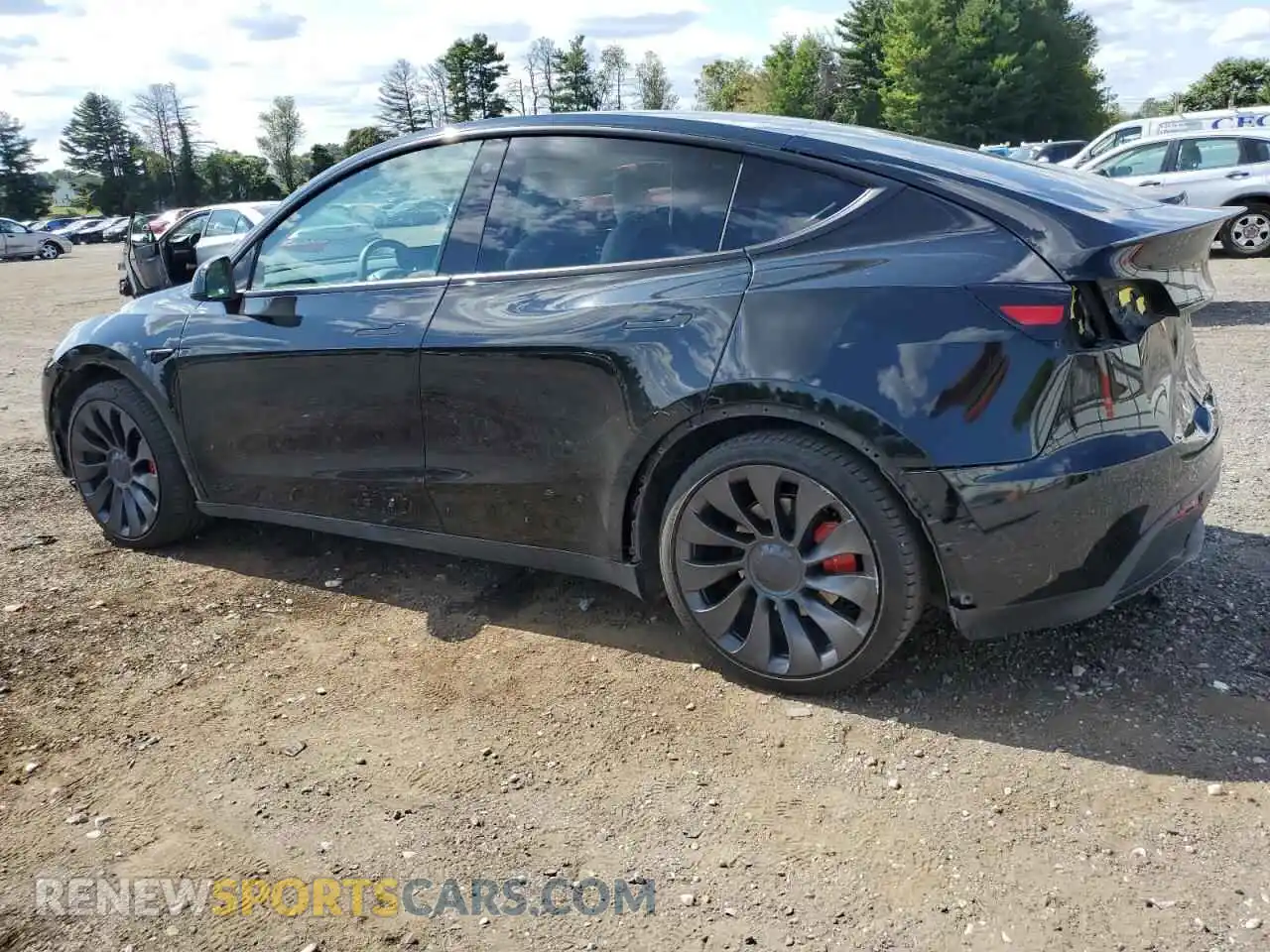 2 Photograph of a damaged car 7SAYGDEF5PF602975 TESLA MODEL Y 2023