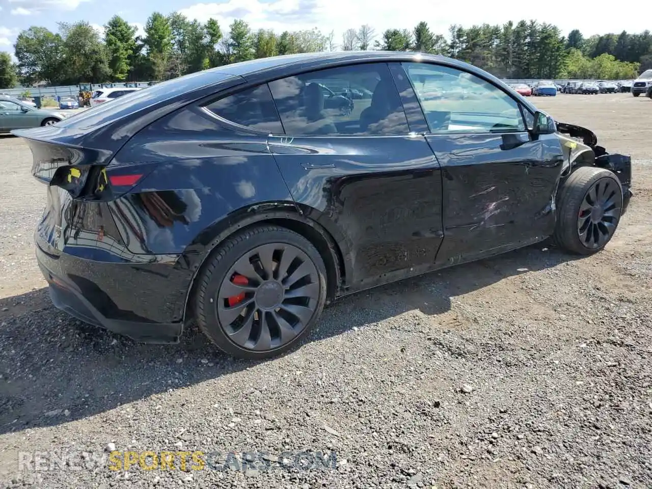 3 Photograph of a damaged car 7SAYGDEF5PF602975 TESLA MODEL Y 2023