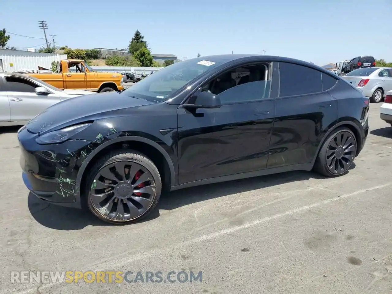 1 Photograph of a damaged car 7SAYGDEF5PF647849 TESLA MODEL Y 2023