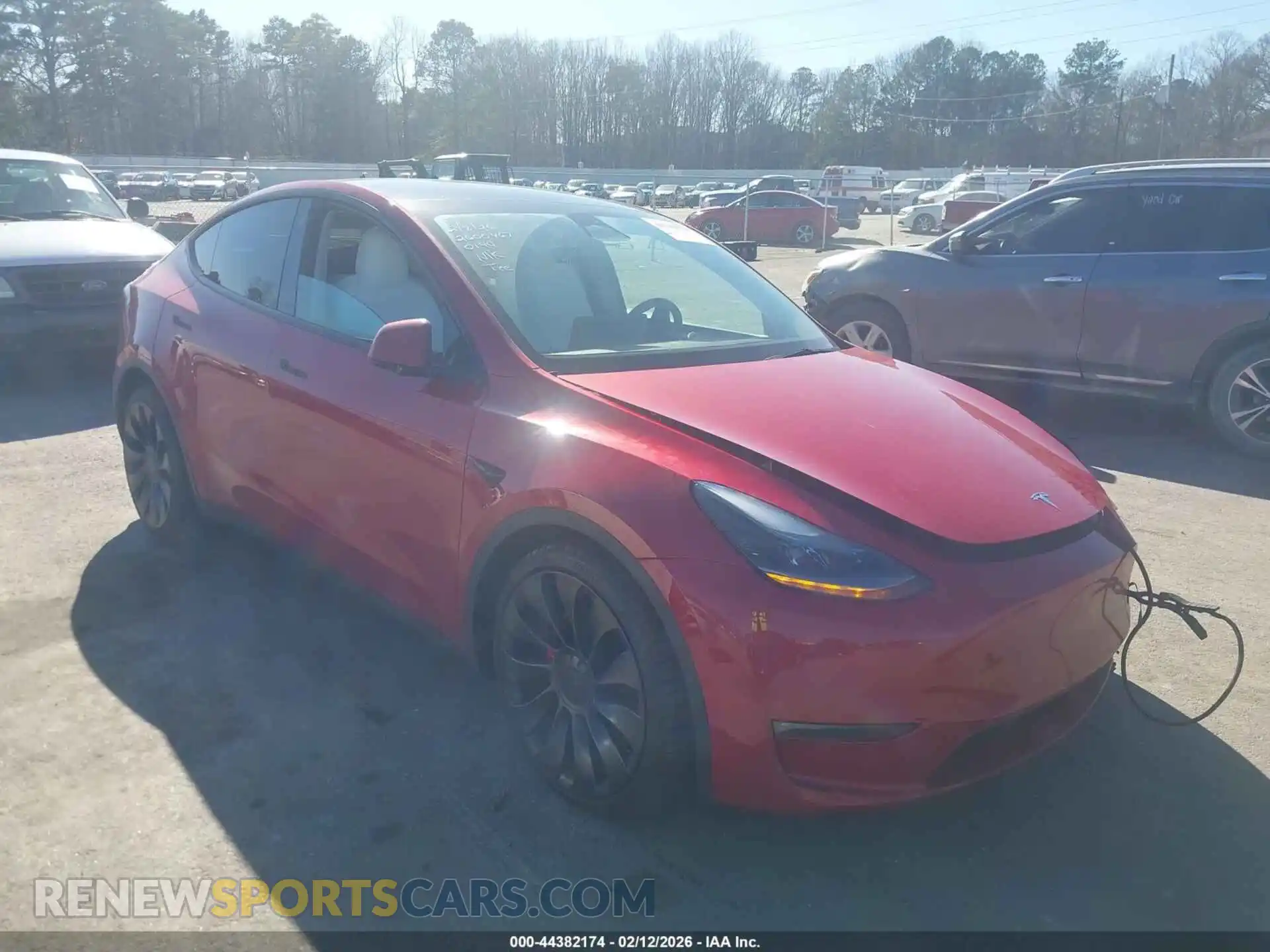 1 Photograph of a damaged car 7SAYGDEF5PF670144 TESLA MODEL Y 2023