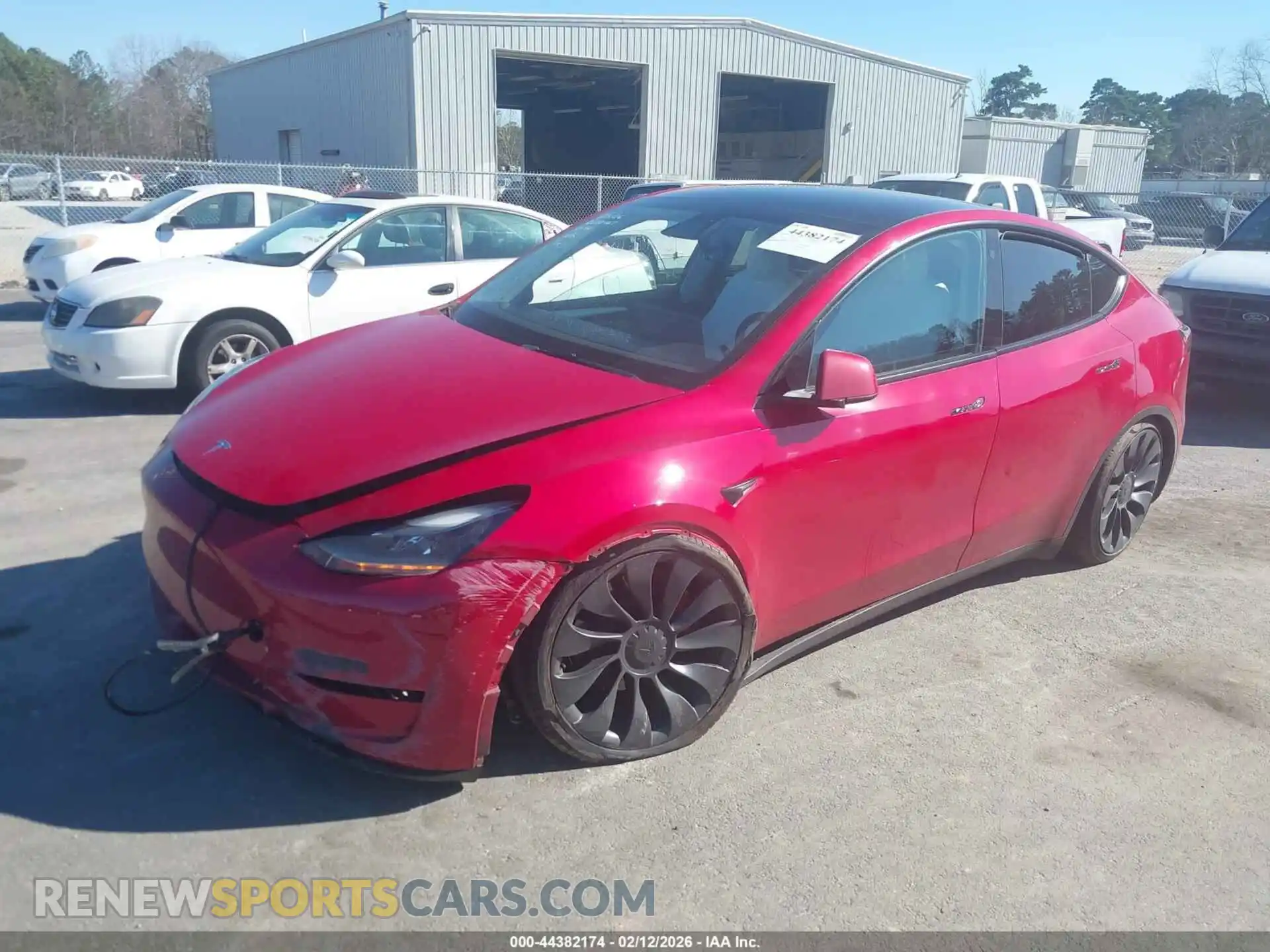 2 Photograph of a damaged car 7SAYGDEF5PF670144 TESLA MODEL Y 2023