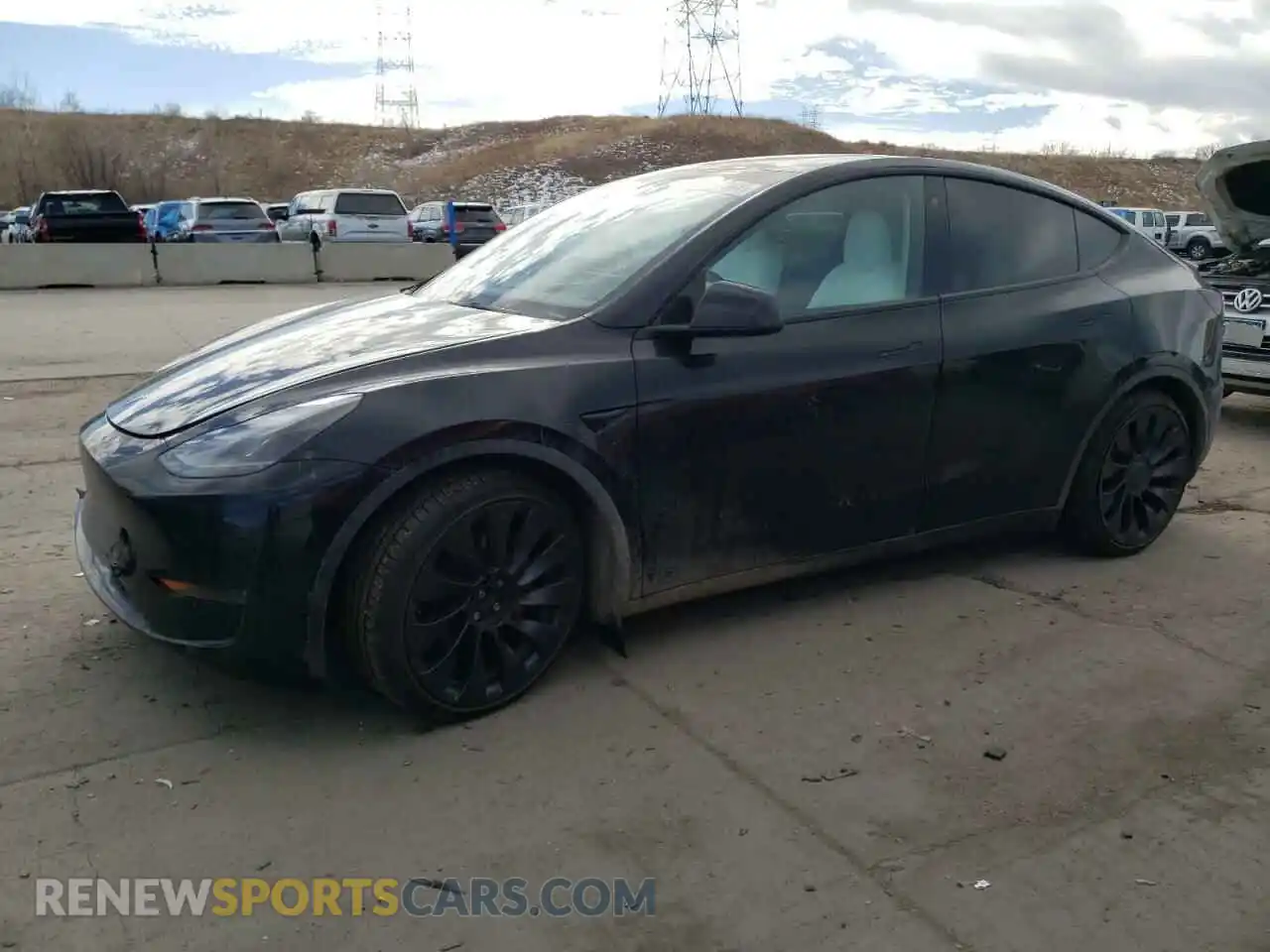 1 Photograph of a damaged car 7SAYGDEF5PF701909 TESLA MODEL Y 2023
