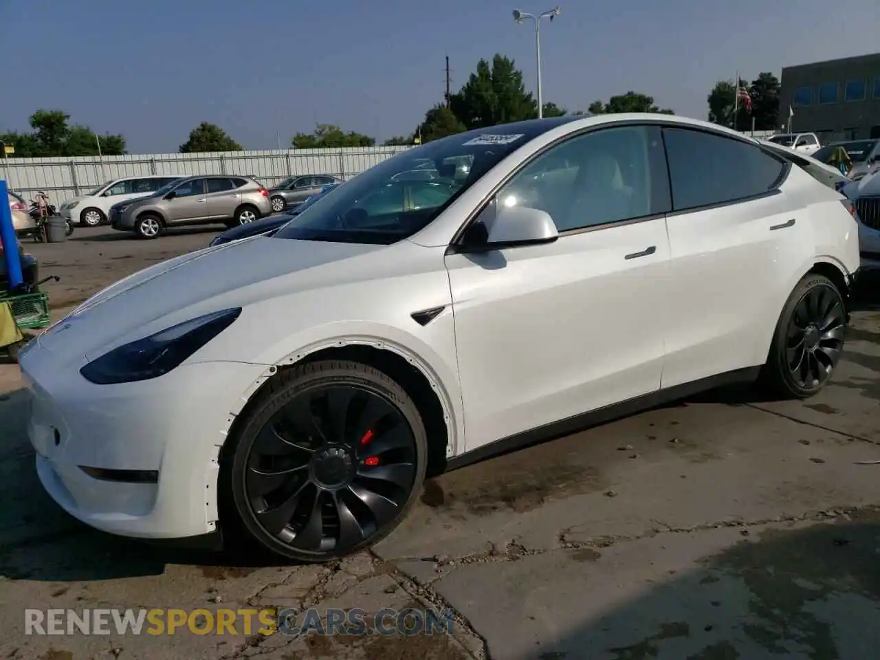 1 Photograph of a damaged car 7SAYGDEF5PF710996 TESLA MODEL Y 2023