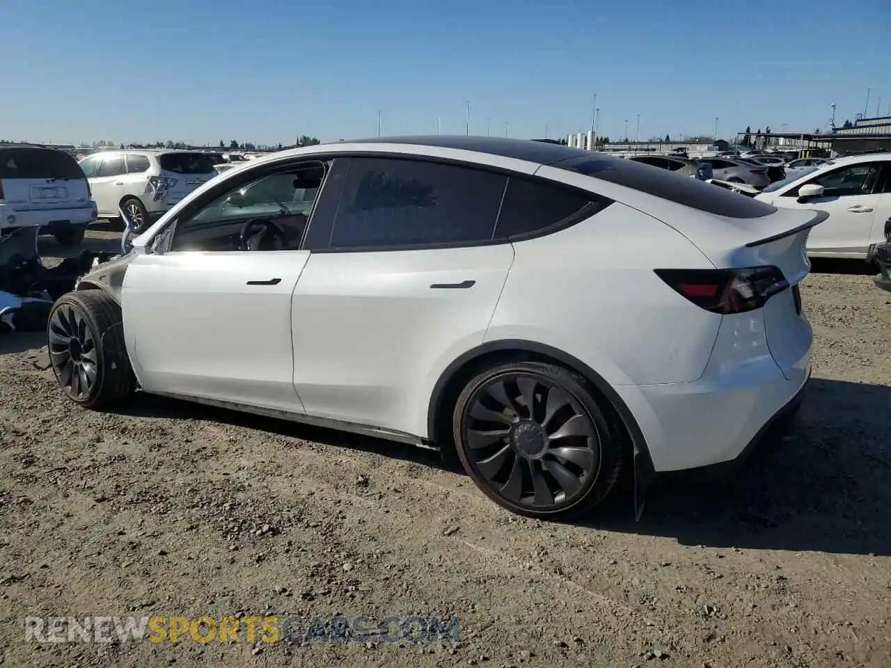 2 Photograph of a damaged car 7SAYGDEF5PF712909 TESLA MODEL Y 2023