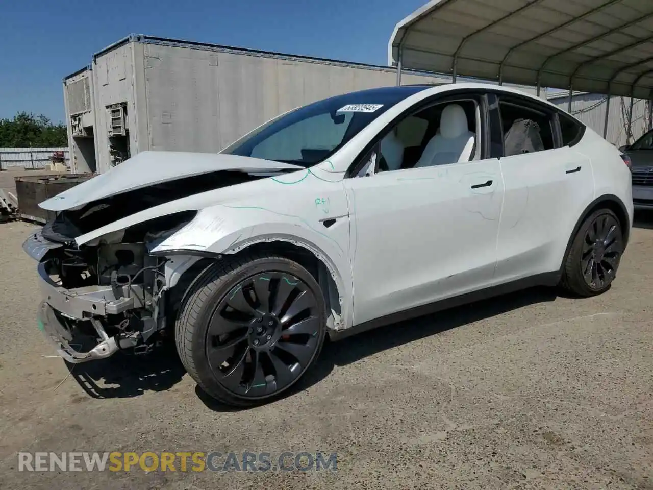1 Photograph of a damaged car 7SAYGDEF5PF744839 TESLA MODEL Y 2023