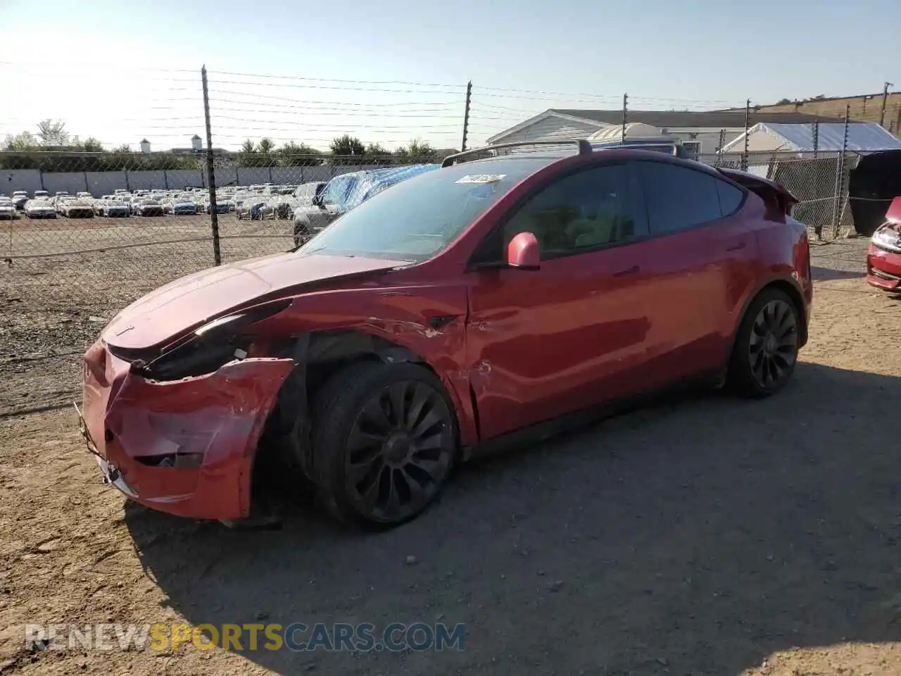 1 Photograph of a damaged car 7SAYGDEF5PF793877 TESLA MODEL Y 2023