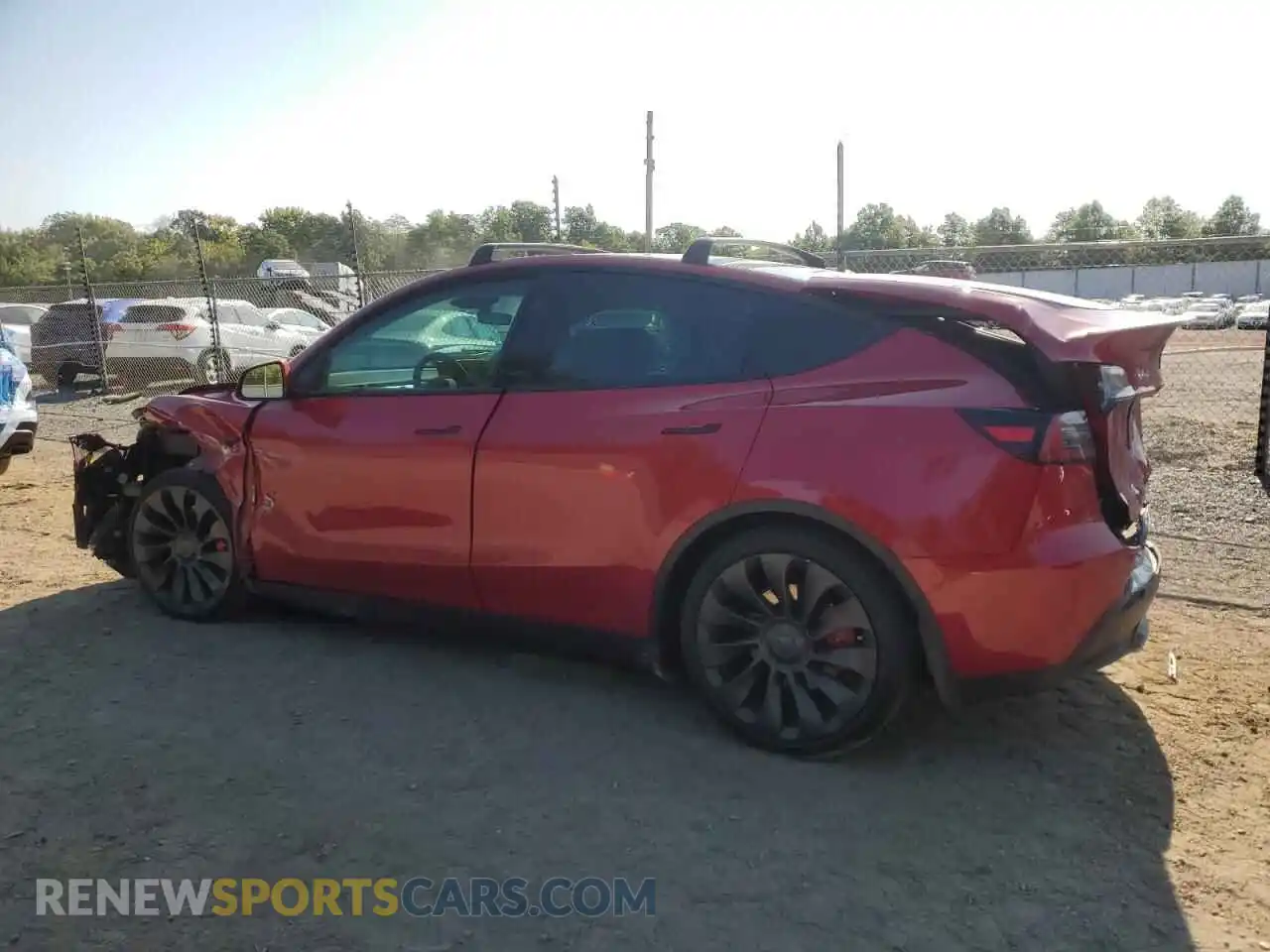 2 Photograph of a damaged car 7SAYGDEF5PF793877 TESLA MODEL Y 2023