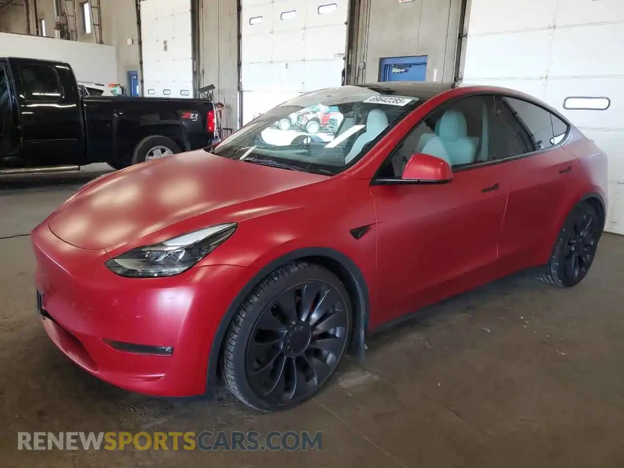 1 Photograph of a damaged car 7SAYGDEF5PF860770 TESLA MODEL Y 2023