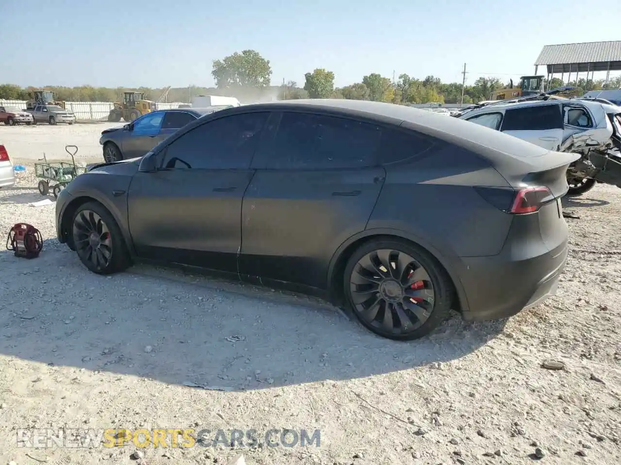 2 Photograph of a damaged car 7SAYGDEF5PF866827 TESLA MODEL Y 2023