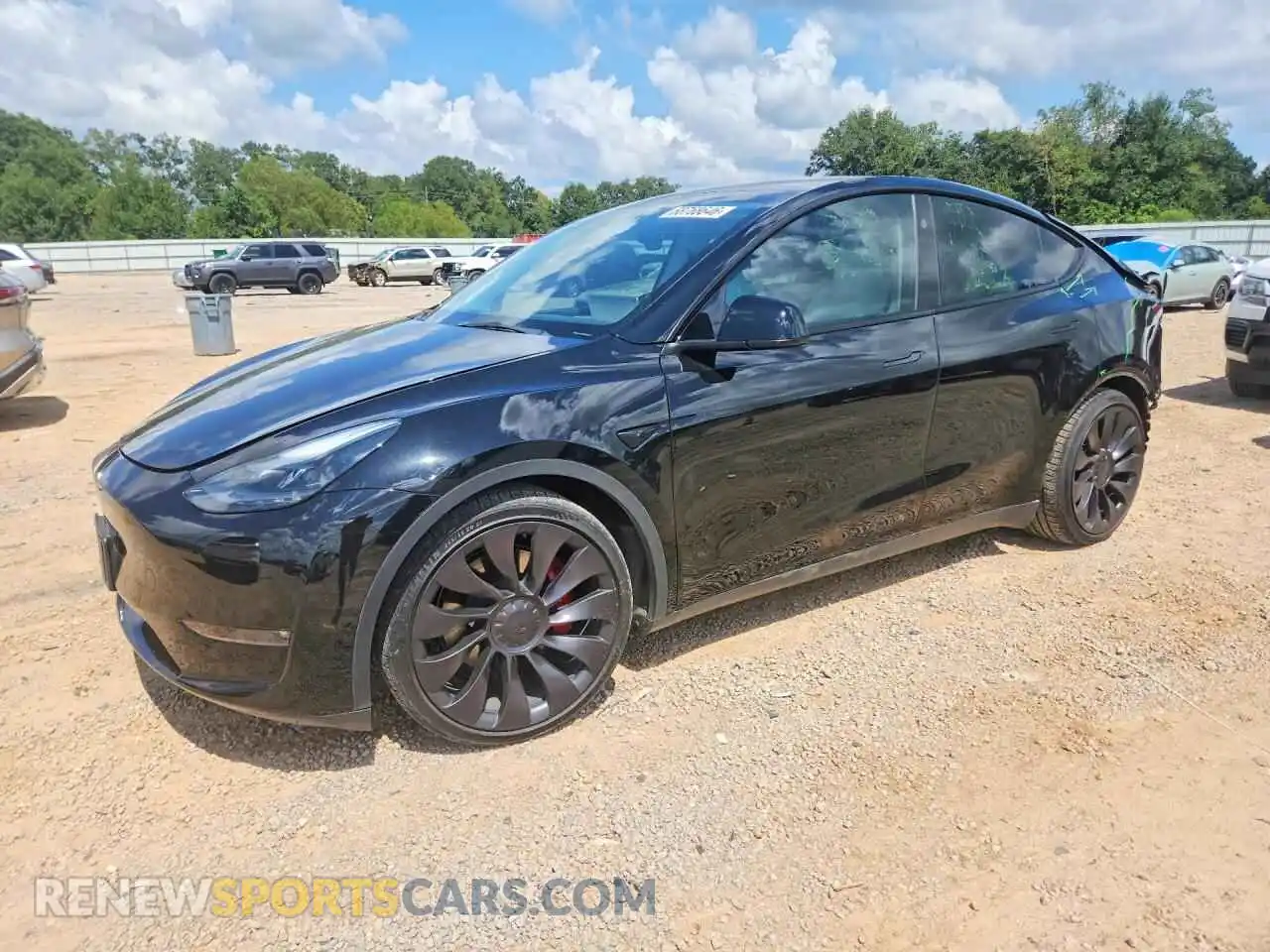 1 Photograph of a damaged car 7SAYGDEF5PF870182 TESLA MODEL Y 2023