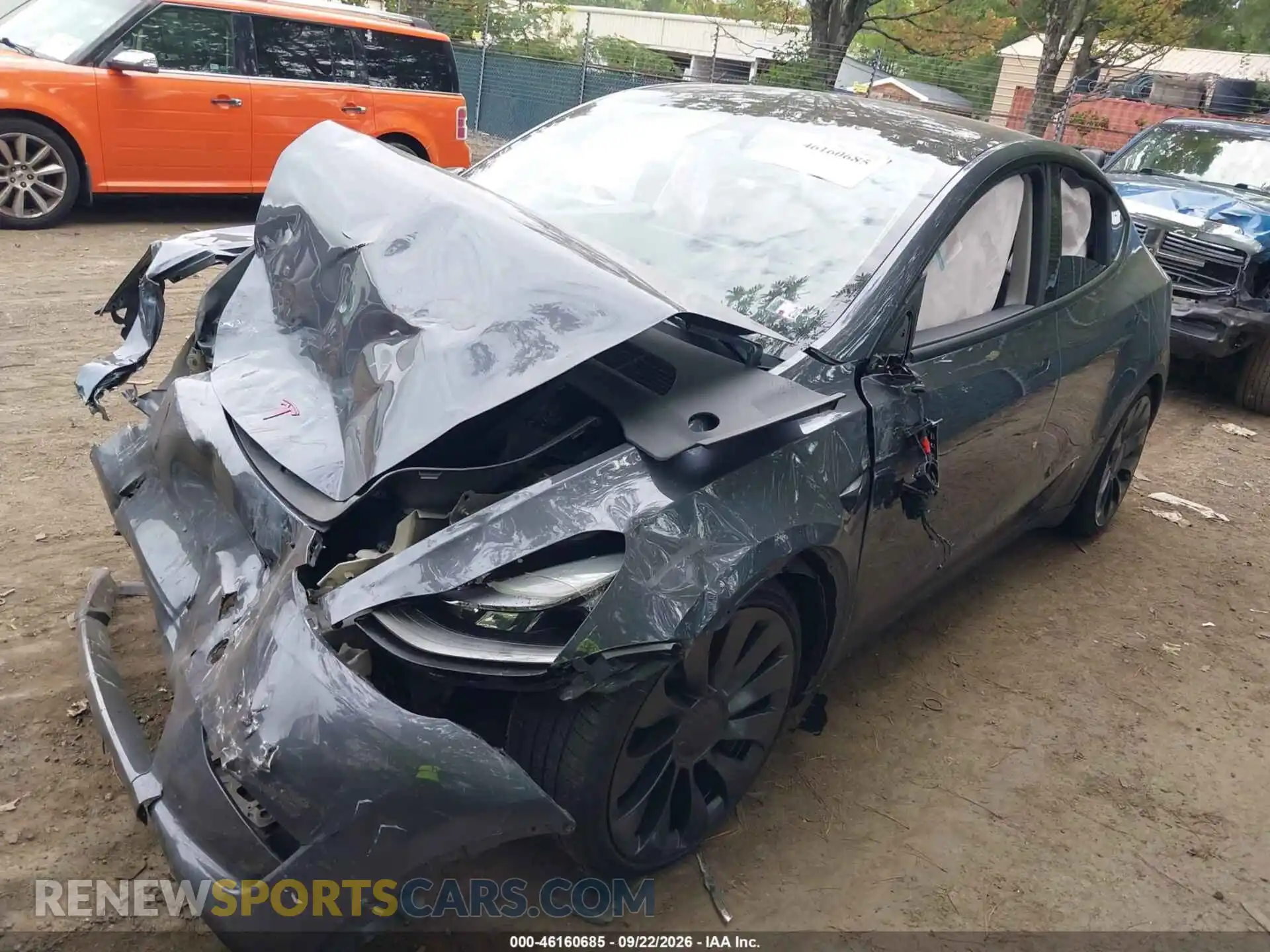 2 Фотография поврежденного автомобиля 7SAYGDEF5PF872434 TESLA MODEL Y 2023