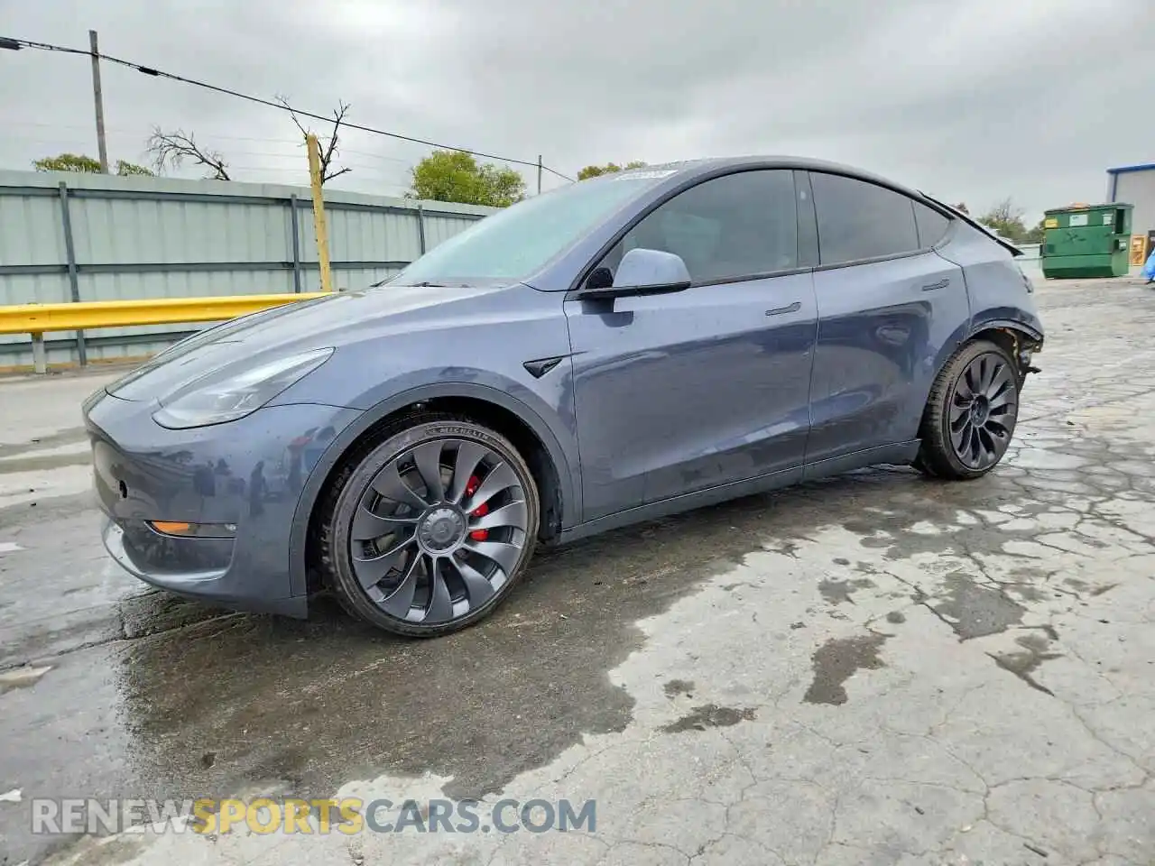 1 Photograph of a damaged car 7SAYGDEF5PF945494 TESLA MODEL Y 2023