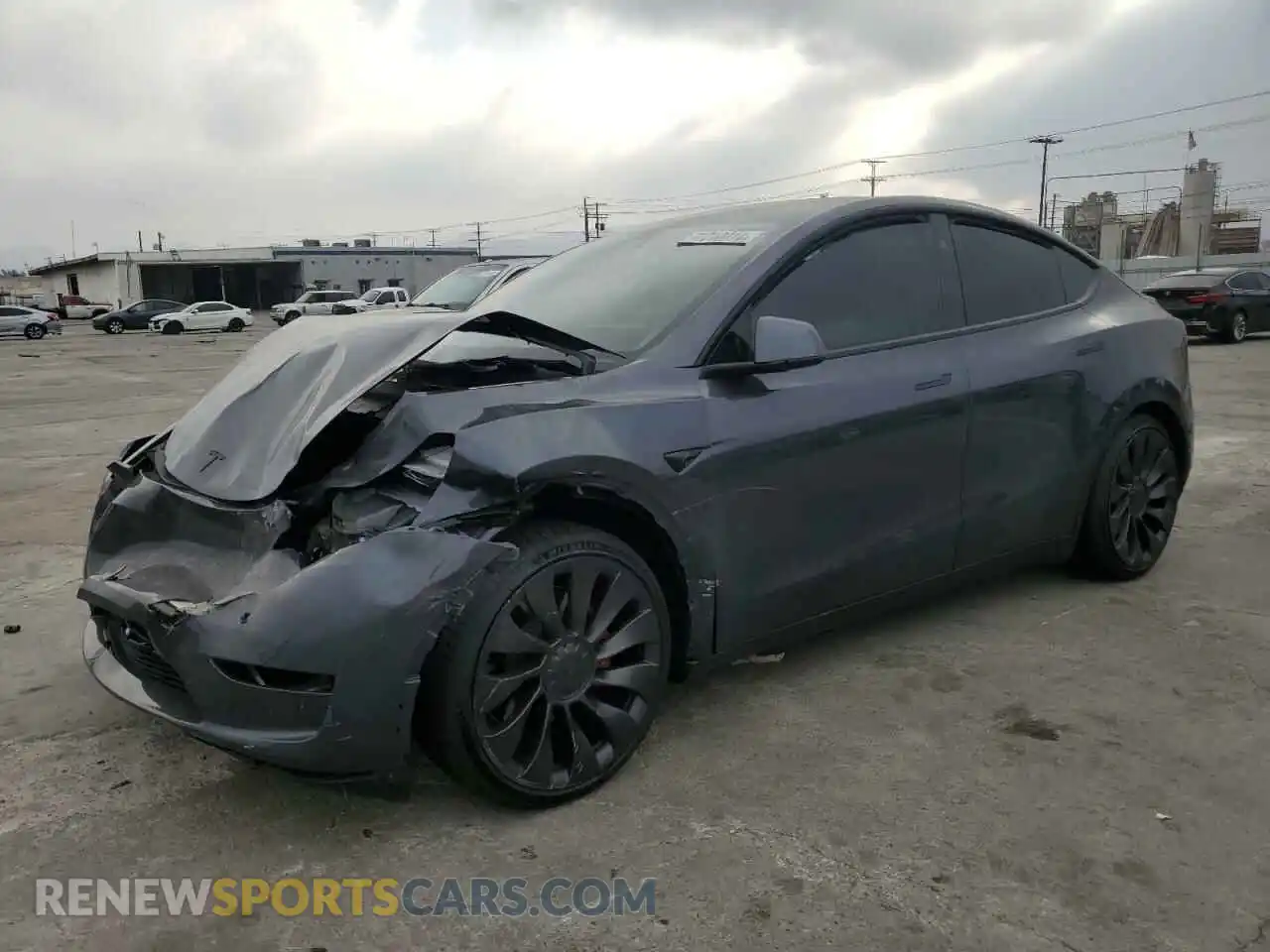 1 Photograph of a damaged car 7SAYGDEF5PF957855 TESLA MODEL Y 2023