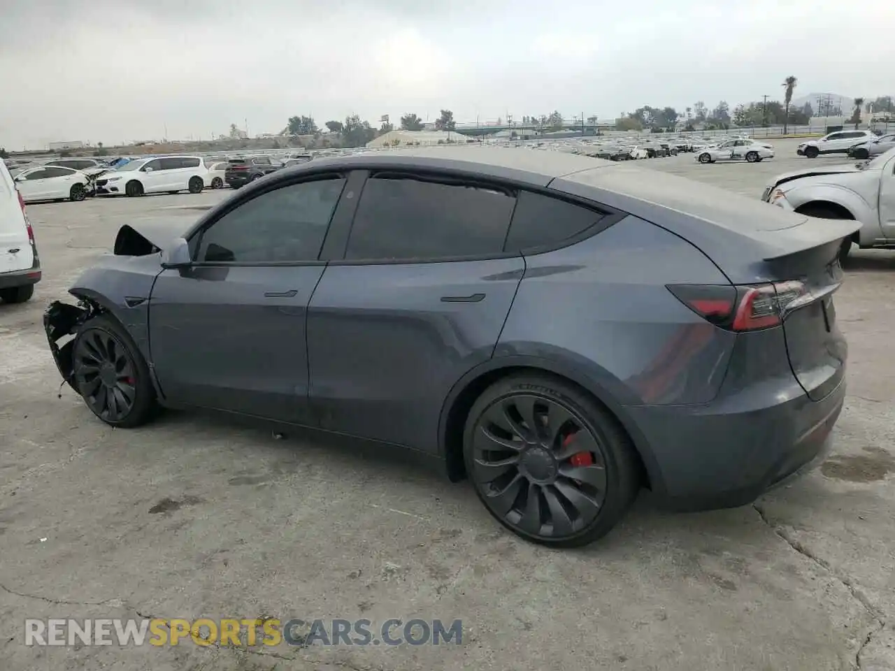 2 Photograph of a damaged car 7SAYGDEF5PF957855 TESLA MODEL Y 2023
