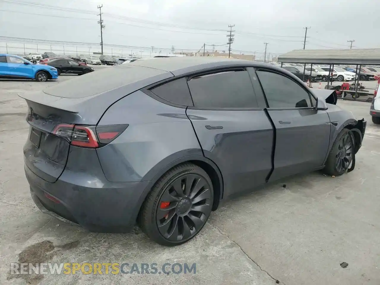 3 Photograph of a damaged car 7SAYGDEF5PF957855 TESLA MODEL Y 2023