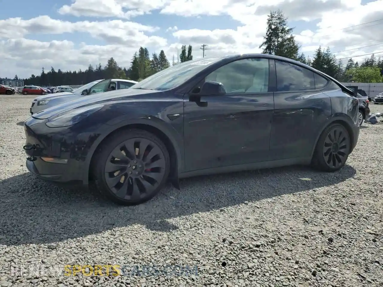 1 Photograph of a damaged car 7SAYGDEF6PF584583 TESLA MODEL Y 2023