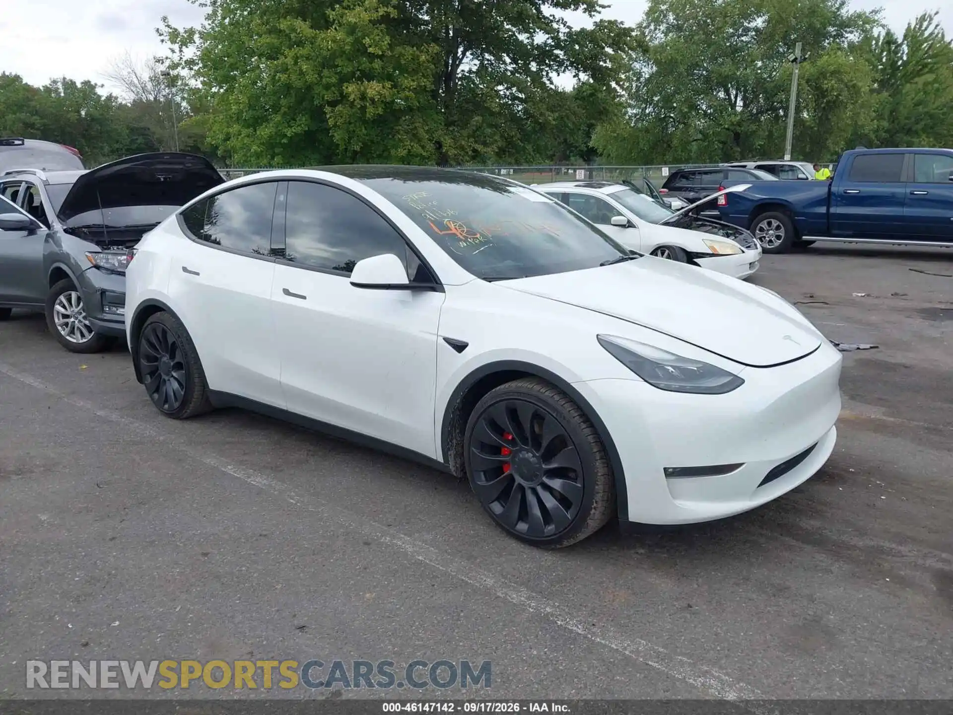 1 Фотография поврежденного автомобиля 7SAYGDEF6PF663669 TESLA MODEL Y 2023