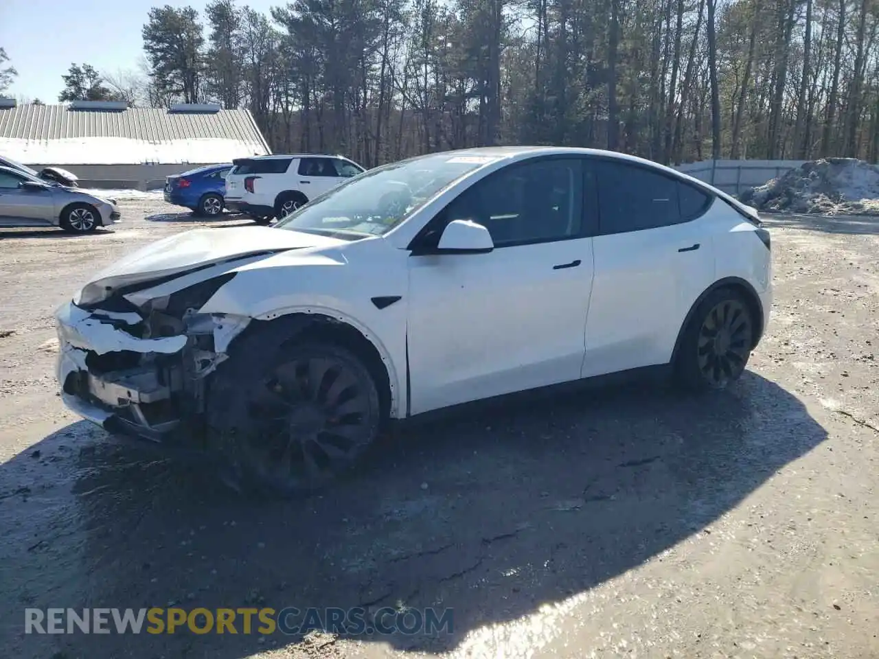 1 Photograph of a damaged car 7SAYGDEF6PF785870 TESLA MODEL Y 2023