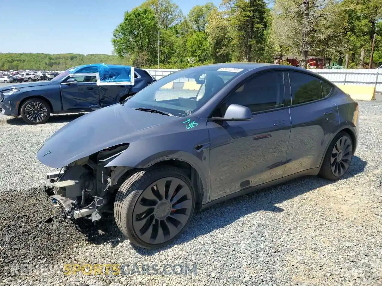 1 Фотография поврежденного автомобиля 7SAYGDEF6PF796822 TESLA MODEL Y 2023