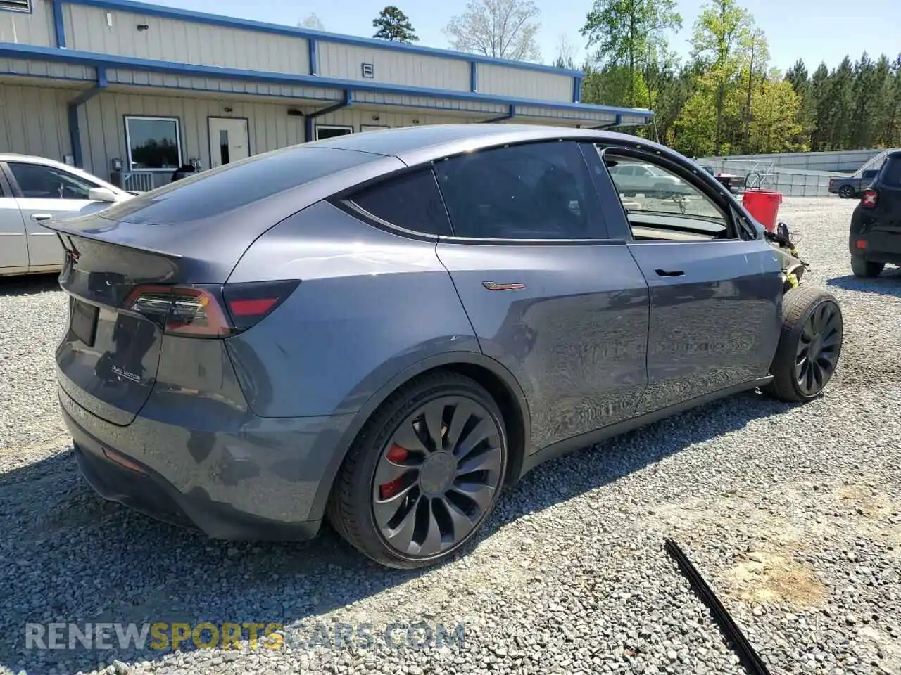 3 Фотография поврежденного автомобиля 7SAYGDEF6PF796822 TESLA MODEL Y 2023