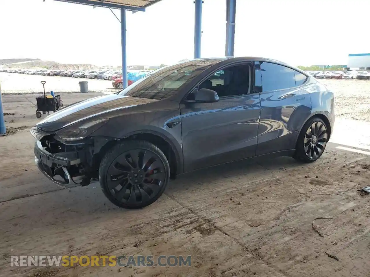 1 Photograph of a damaged car 7SAYGDEF6PF838342 TESLA MODEL Y 2023