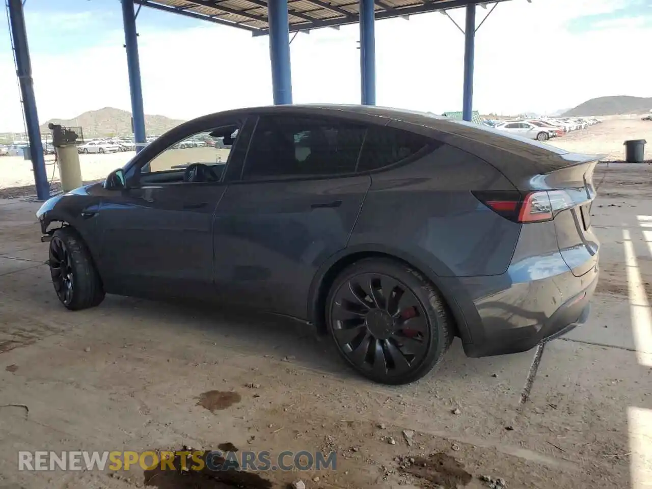 2 Photograph of a damaged car 7SAYGDEF6PF838342 TESLA MODEL Y 2023