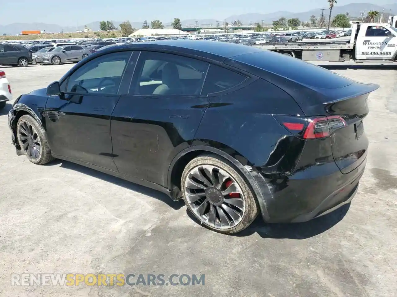 2 Photograph of a damaged car 7SAYGDEF6PF846425 TESLA MODEL Y 2023