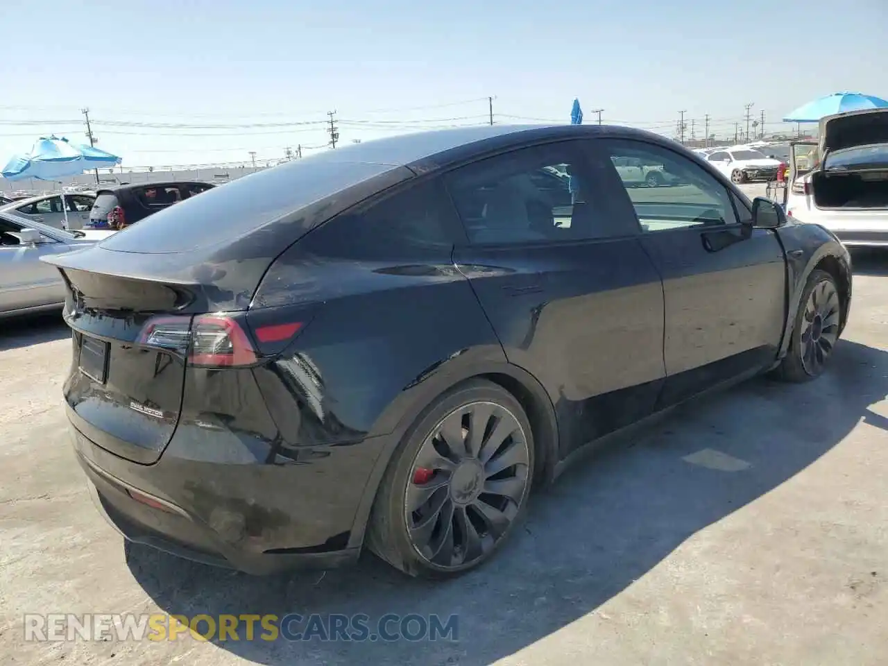 3 Photograph of a damaged car 7SAYGDEF6PF846425 TESLA MODEL Y 2023