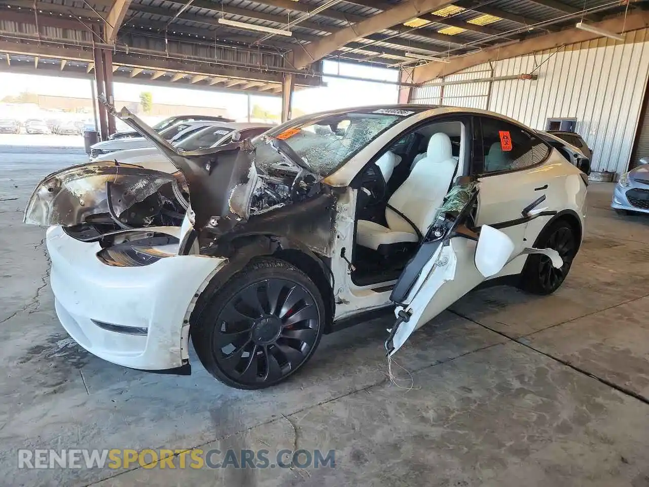 1 fotografías del automóvil dañado 7SAYGDEF6PF877674 TESLA MODEL Y 2023