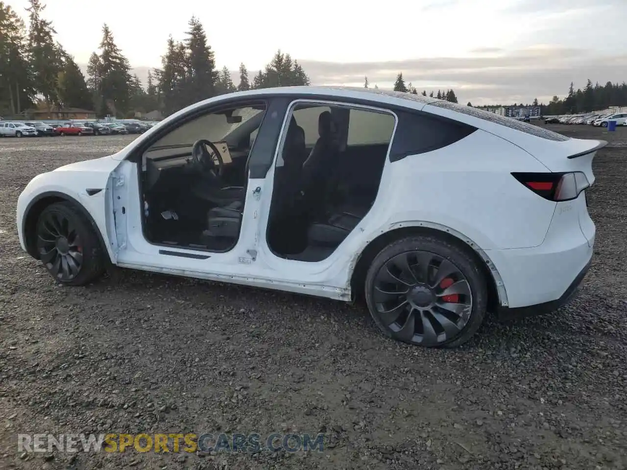 2 Photograph of a damaged car 7SAYGDEF6PF937436 TESLA MODEL Y 2023