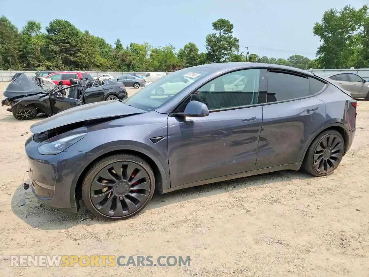 1 Photograph of a damaged car 7SAYGDEF6PF958948 TESLA MODEL Y 2023