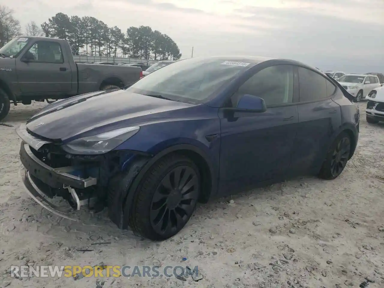 1 Photograph of a damaged car 7SAYGDEF6PF971280 TESLA MODEL Y 2023