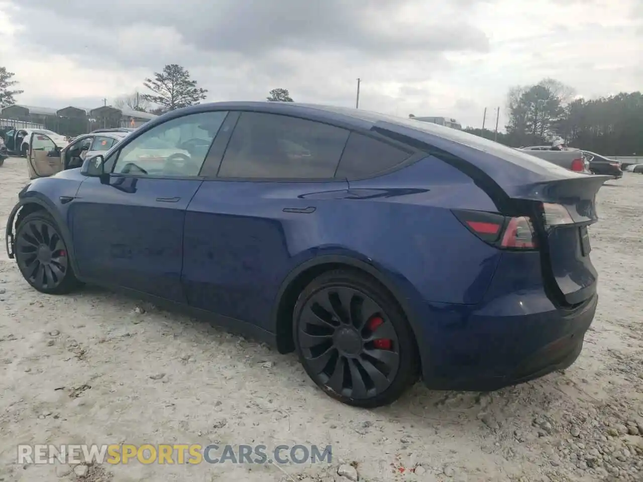 2 Photograph of a damaged car 7SAYGDEF6PF971280 TESLA MODEL Y 2023