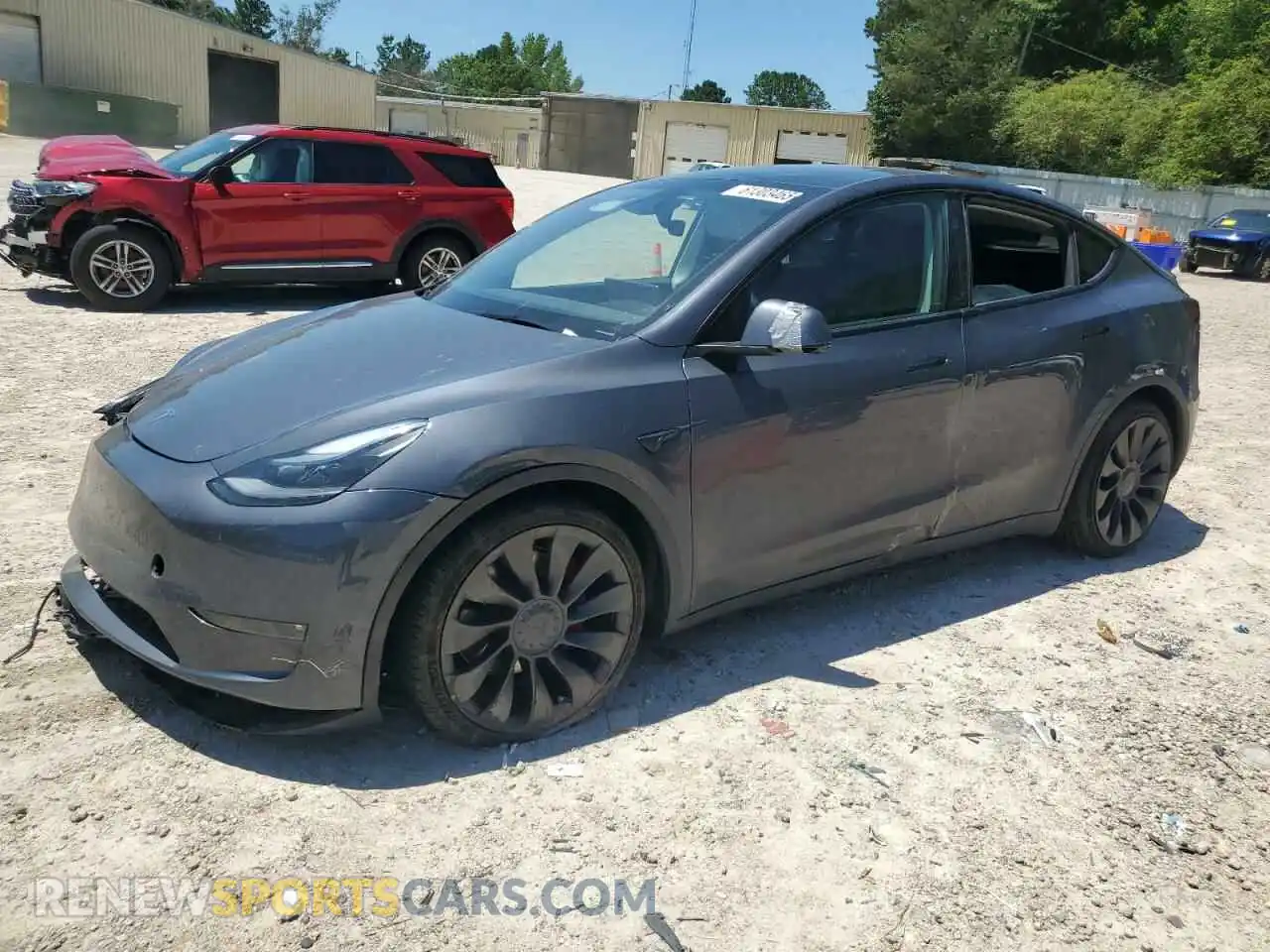 1 Photograph of a damaged car 7SAYGDEF6PF979444 TESLA MODEL Y 2023