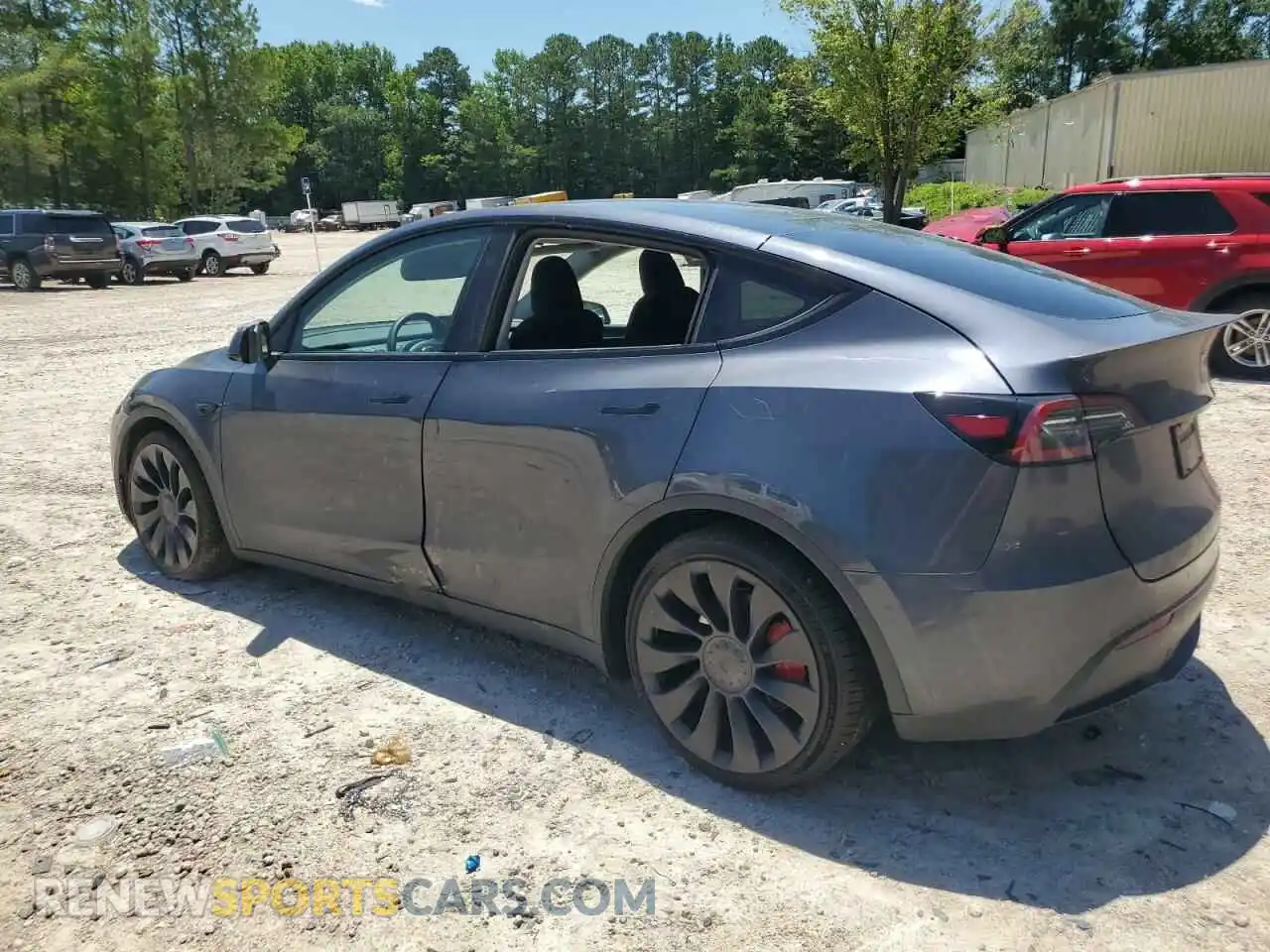 2 Photograph of a damaged car 7SAYGDEF6PF979444 TESLA MODEL Y 2023