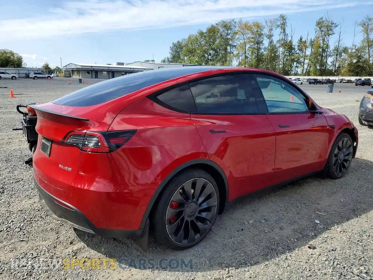 3 Photograph of a damaged car 7SAYGDEF7PF683123 TESLA MODEL Y 2023