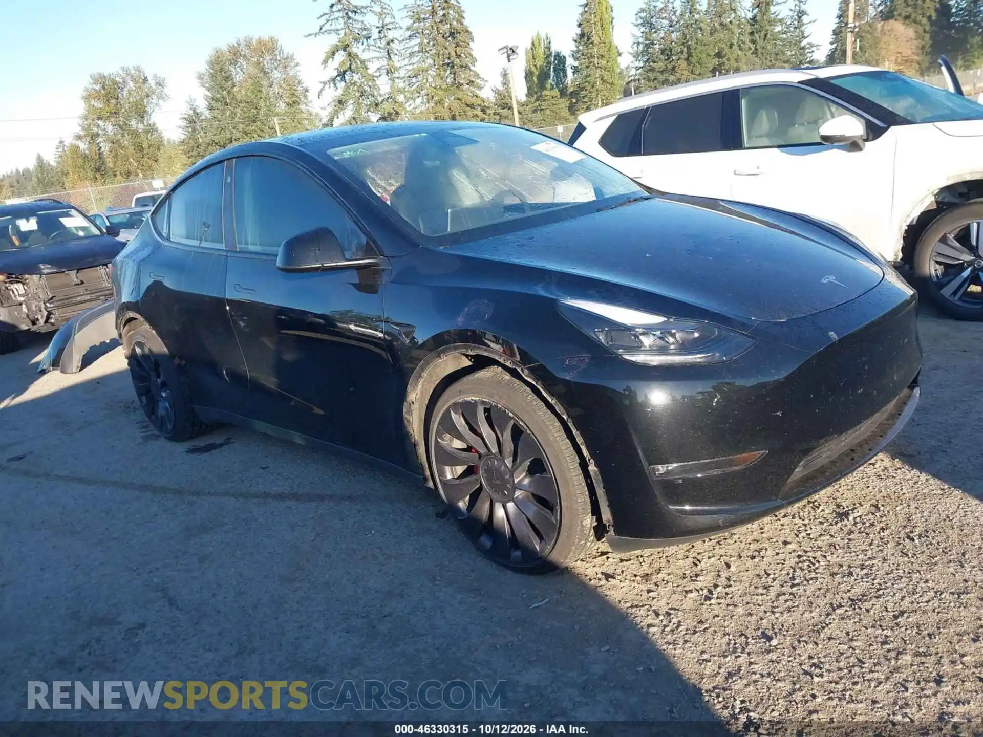 1 Photograph of a damaged car 7SAYGDEF7PF770374 TESLA MODEL Y 2023