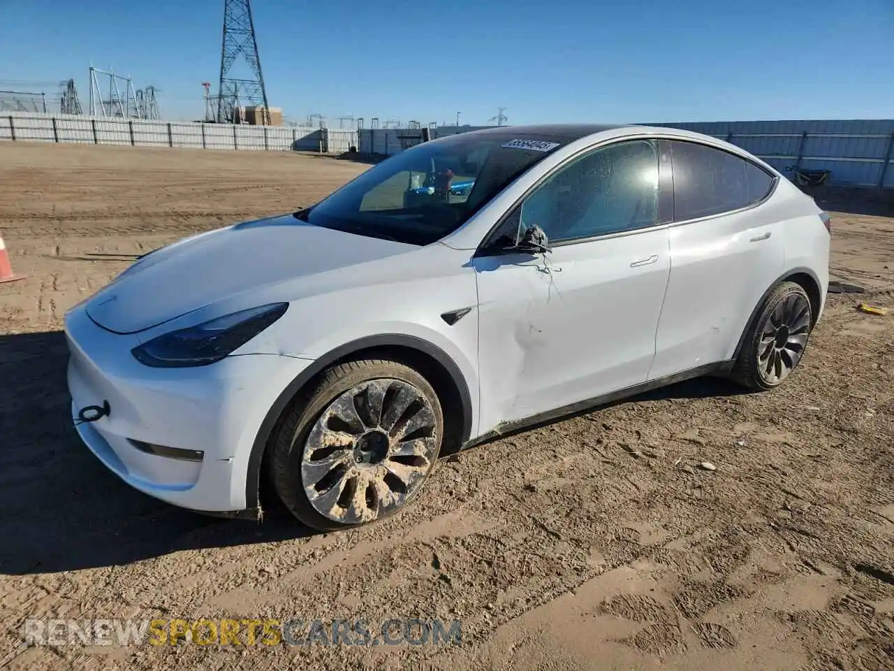 1 Photograph of a damaged car 7SAYGDEF7PF776756 TESLA MODEL Y 2023